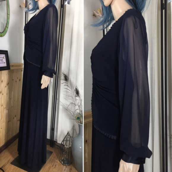 NWT Blue Formal Patra Dress size 10 - Picture 3 of 4